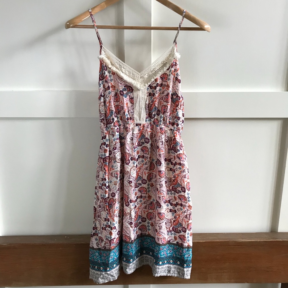 Pretty bohemian floral boutique sundress